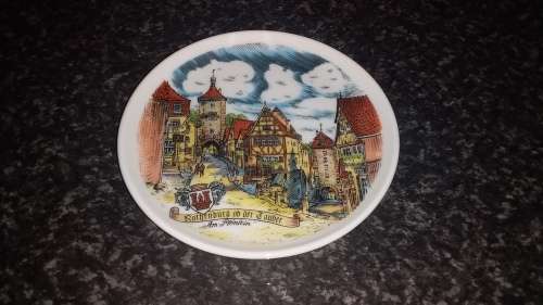 Vintage-Collectable-Small Display Plate-Rothenburg