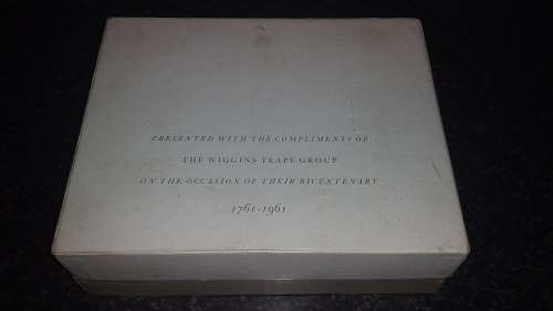 Wedgwood - Wiggins Teape Group Butterdish in Original Box  Vintage-Collectable-
