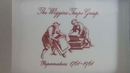 Wedgwood - Wiggins Teape Group Butterdish in Original Box  Vintage-Collectable-