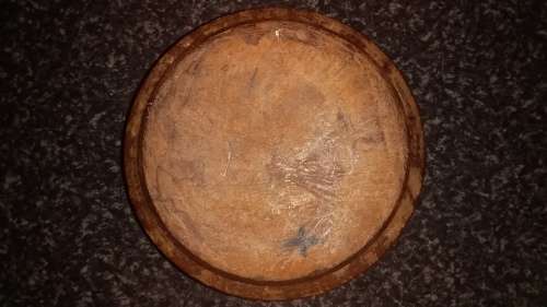 Collectable Wood Crafts- Wood bowl with lid-No Name-Un Polished