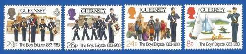 Guernsey 1983 The 100th Anniversary of the Boys Brigade -MNH-Thematic-Brigade-Uniform