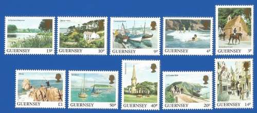 Guernsey 1984 Daily Stamps -MNH-Thematic-Places of Interest