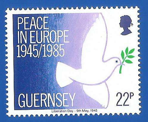 Guernsey 1985 The 40th Anniversary of the Liberation -MNH-Thematic-Symbol-Peace