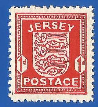 Jersey 1941 Issue-1d-MM-Thematic-Symbol