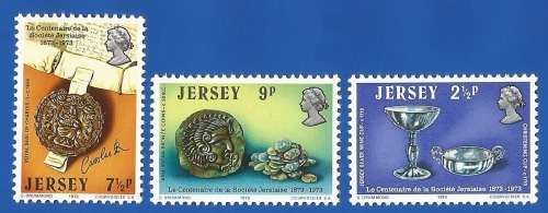 Jersey 1973 The 100th Anniversary of La Societe Jersiaise -MNH-Thematic-Art-Crafts-Symbol