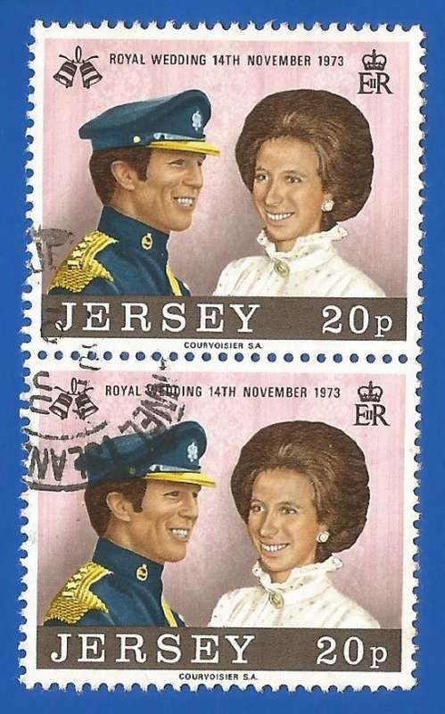 Jersey 1973 Royal wedding -Used-Thematic-Famous People