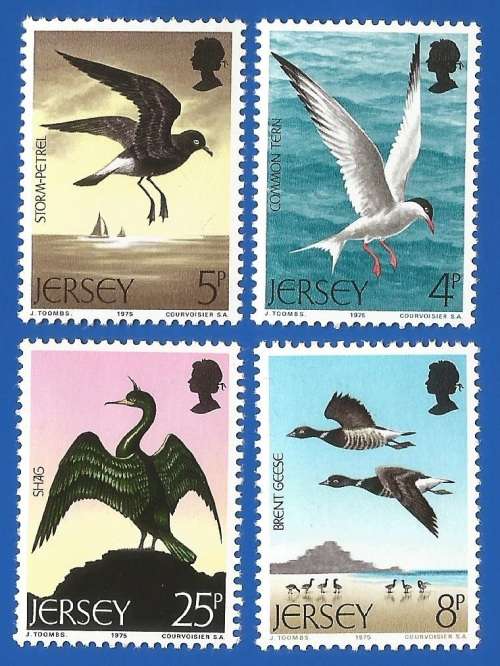 Jersey 1975 Seabirds -MNH-Thematic-Fauna-Birds