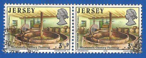 Jersey 1975 The 19th Century Farming -Used-Thematic-Farming