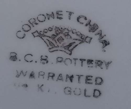 Oriental-Saucer-Coronet China-B.C.R. Pottery