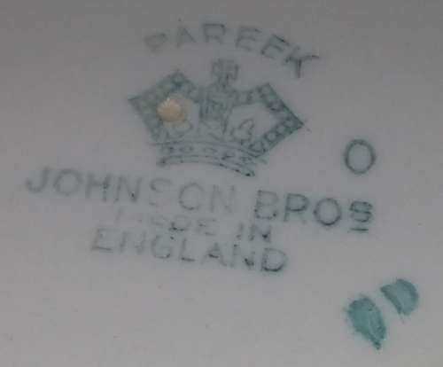 Johnson Bros-Pareek-Made In England-Saucer
