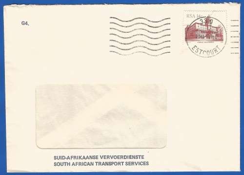RSA-Domestic Mail-Cover-Cancel-Thematic-Buildings-Places of Interest