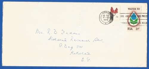 RSA-Domestic Mail-Cover-Cancel-Thematic-Flora
