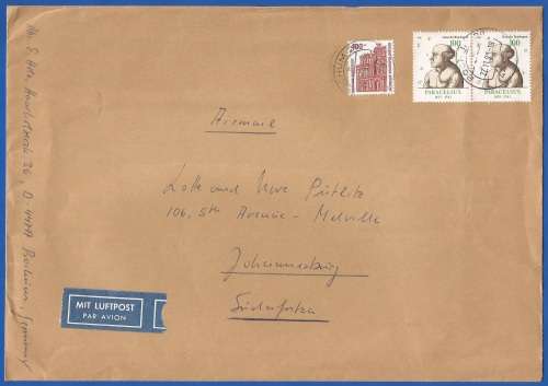 Germany-Cover-Cancel-Thematic-Symbol-Famous Person