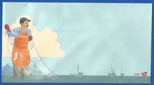 RSA-Unserviced FDC-Cover-No6.99-Thematic-Fishing