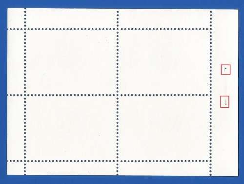Jersey-MNH-5p-Booklet Pane-Thematic-Symbol-Places of Interest