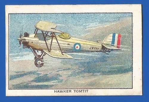 Vintage-Collectable-1xCigarette/Tobacco Card-No36-British Aeroplanes-Thematic-Transport-Plane