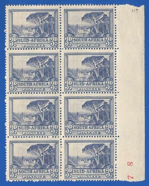 Union of South Africa SACC59 -MNH-3d-Block-Thematic-Scenery