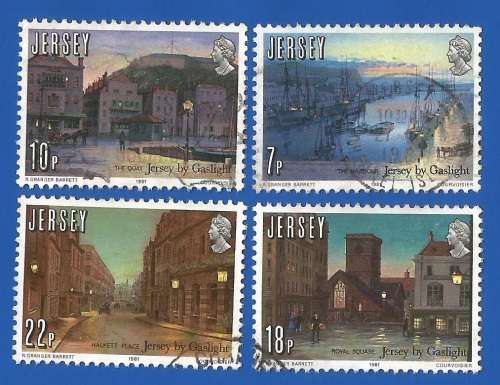 Jersey 1981 The 150th Anniversary of Jersey by Gaslight -Used-Thematic-Places of Interest