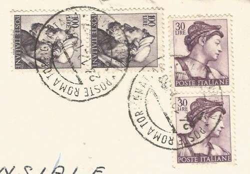 Union of South Africa Embassy in Rome stationary -Cover-Italy-Cancel-Thematic-Famous People