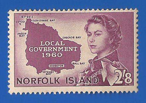Norfolk Island 1960 Formation of Local Gorvernment -MM-Thematic-Symbol