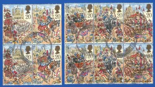 England 1989 The 800th Anniversary of the Show of Lord Mayor -Used-Thematic-Scenery