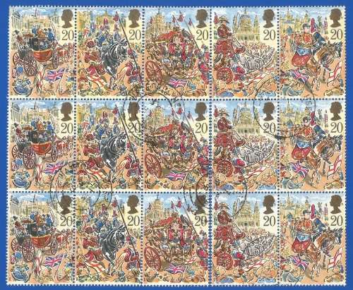 England 1989 The 800th Anniversary of the Show of Lord Mayor -Used-Thematic-Scenery