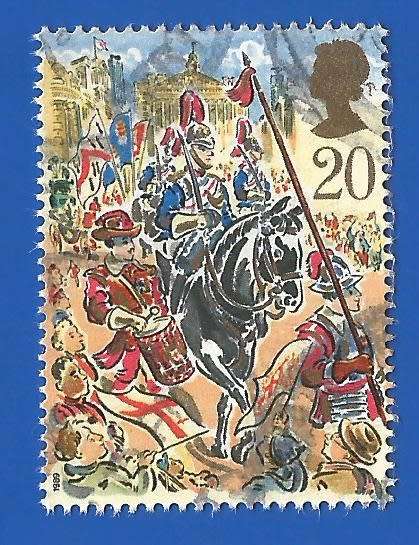 England 1989 The 800th Anniversary of the Show of Lord Mayor -Used-Thematic-Scenery