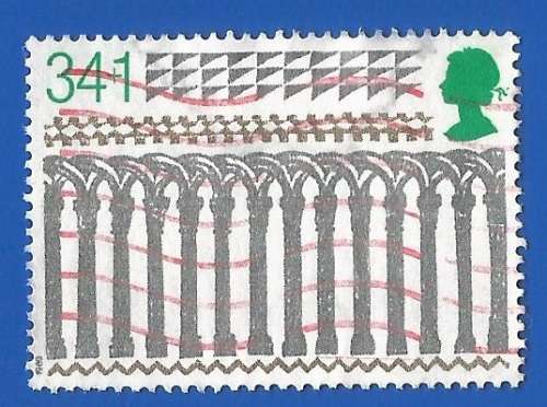 England- Used- Cancel-Thematic-Symbol-Art-History