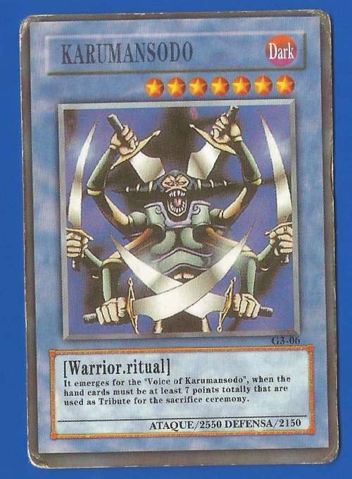YU-GI-OH Trading Card Game-KARUMANSODO-Dark-ATK-2550-DEF-2150