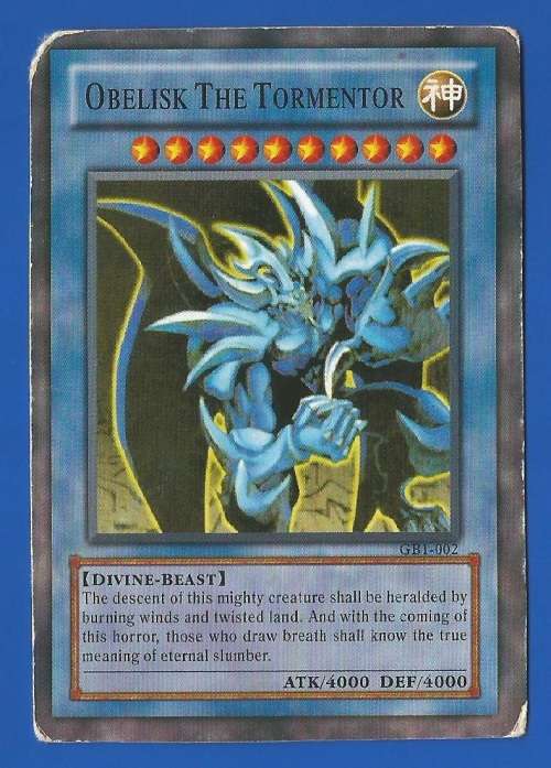 YU-GI-OH Trading Card Game-Konami-Obelisk The Tormentor-ATK-4000-DEF-4000