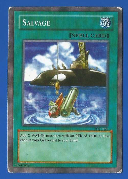 YU-GI-OH Trading Card Game-Konami-Salvage-SPELL CARD
