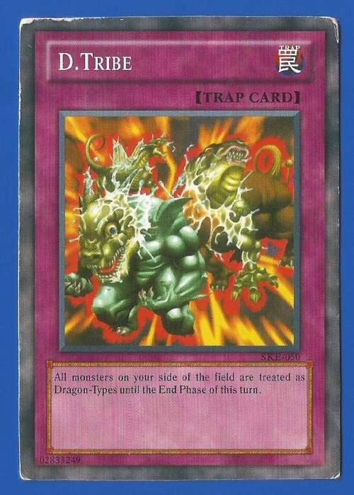 YU-GI-OH Trading Card Game-Konami-D.Tribe-TRAP CARD