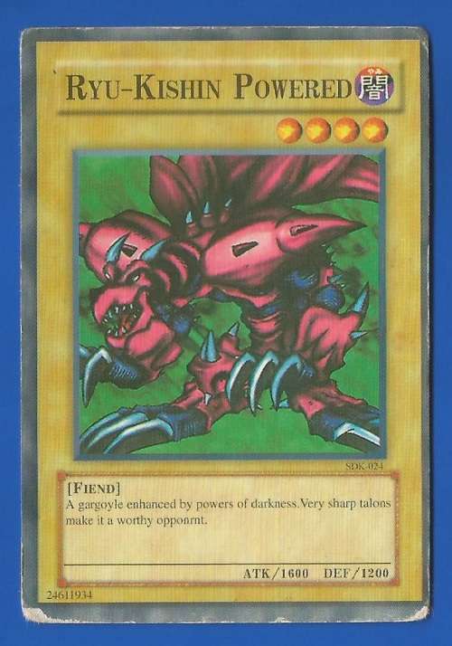 YU-GI-OH Trading Card Game-Konami-Ryu-Kishin Powered-ATK-1600-DEF-1200