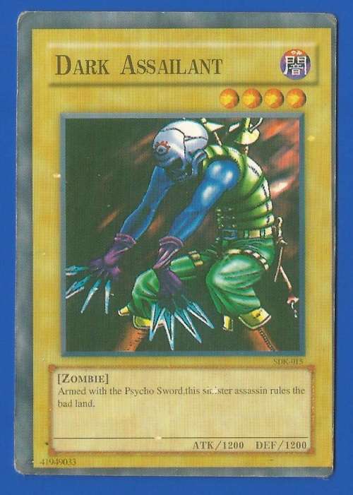 YU-GI-OH Trading Card Game-Konami-Dark Assailant-ATK-1200-DEF-1200