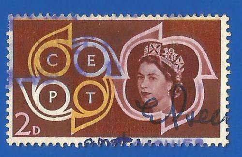 England-Used-Cancel-Thematic-Famous Person-Symbol