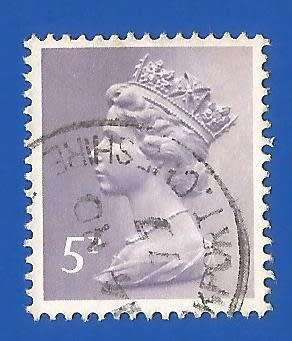 England-Used-Cancel-Machin-Thematic-Famous Person