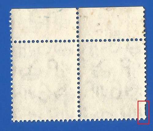 England 1937 -1939 King George VI -MM-Thematic-Famous Person marginal piece flaw