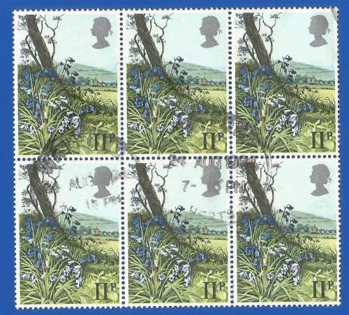 England 1979 British Wild Flowers -Used-Cancel-Thematic-Flora-Scenery
