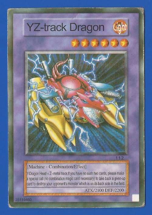 YU-GI-OH Trading Card Game-YZ-Track Dragon-ATK-2100-DEF-2200
