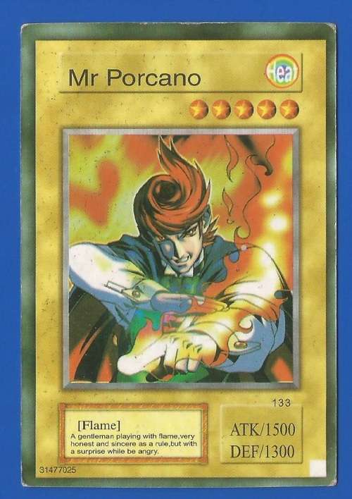 YU-GI-OH Trading Card Game-Mr Porcano-ATK-1500-DEF-1300