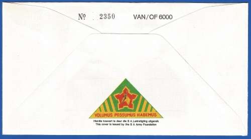 RSA-S A Army-FDC-Cover-No5-Signed-1987-Infantry Training Unit-No2350of6000-Thematic-Army-Military