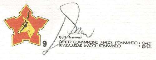 RSA-S A Army-FDC-Cover-No9-Signed-Magol Commando-No1231of6000-Thematic-Army-Military