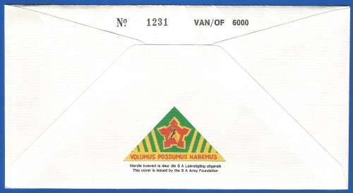 RSA-S A Army-FDC-Cover-No9-Signed-Magol Commando-No1231of6000-Thematic-Army-Military