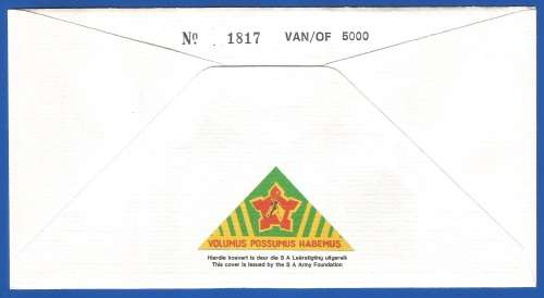 RSA-S A Army-FDC-Cover-No16-Signed-Infantry School-No1817of5000-Thematic-Army-Military