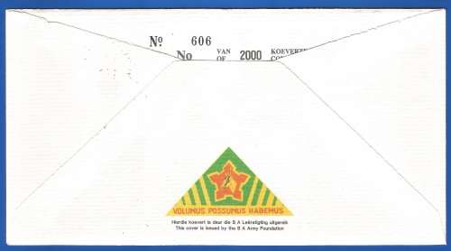 RSA-S A Army-FDC-Cover-No35-Signed-Vhembe Nature Reserve-No606of2000-Thematic-Army-Military