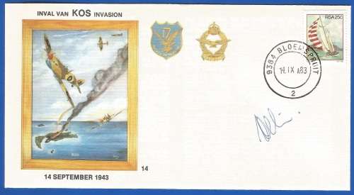 South African Air Force-FDC-Cover-No14-Signed-1983-No1320of10000-Thematic-Military-Plane-Air Force