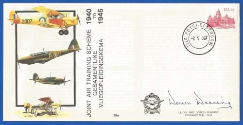 South African Air Force-FDC-Cover-No29a-Signed-1987-No421of7000-Thematic-Military-Plane-Air Force
