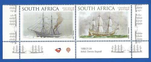 RSA-MNH-Sailing the Southern Oceans -1999-SACC 1188 + 1189-Thematic-Transport-Ships