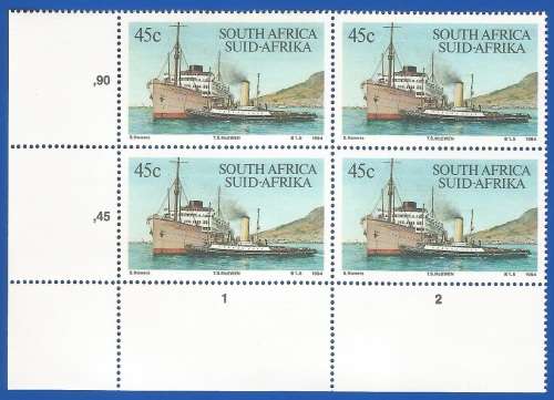 RSA-MNH-Tugboats-1994-SACC 866-867-868-869-870-Thematic-Transport-Boats