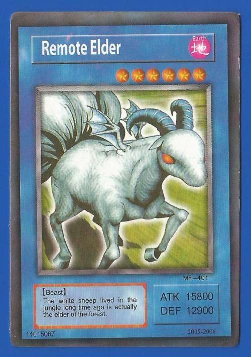 YU-GI-OH-Trading Card Game-Konami-2005-2006-Remote Elder-ATK-15800-DEF-12900